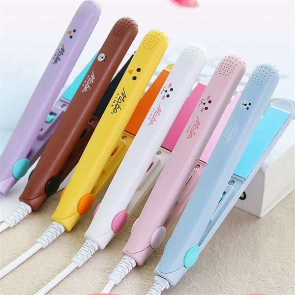 Electronic Ceramic Fast Hair Straightener Portable Mini Hair Flat Iron Curling Irons Straightening Irons Hair Styling Tool Curling iron