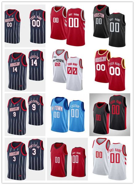 75th Custom Men Jersey Womn Youth 14 D.J. Augustin 7 Armoni Brooks 9 Josh Christopher 3 Kevin Porter Jr. Basketball Jerseys