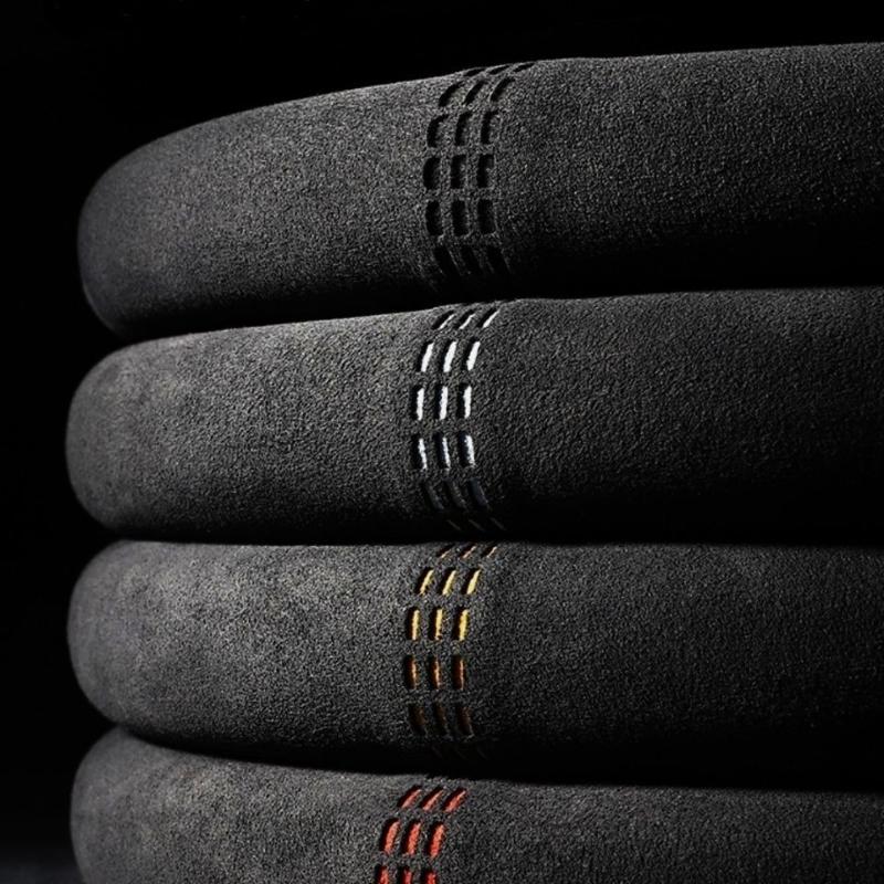 Steering Wheel Covers 38CM Black Car Cover Universal Suede No Fading Hair Loss Interior Accessories