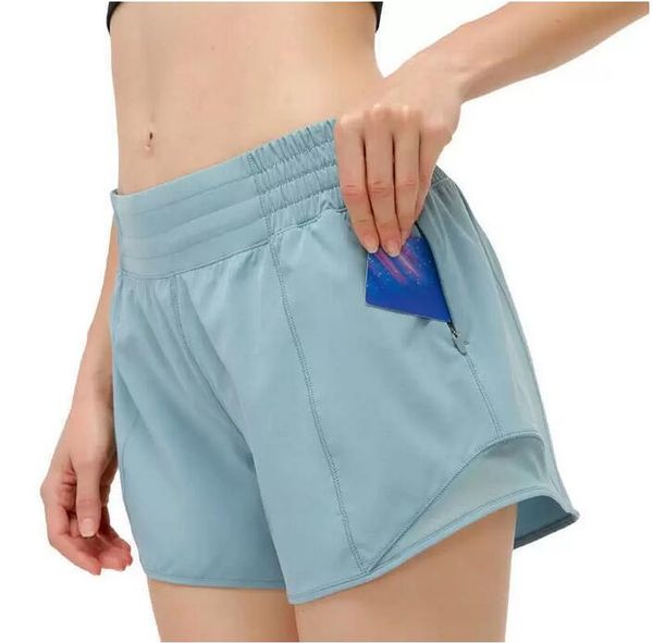 L-188 Hot Women Workout Shorts Fitness Yoga Quick-dry Breathable Sport Shorts Female Running Gym Leggings Yoga Athletic Spandex Pants