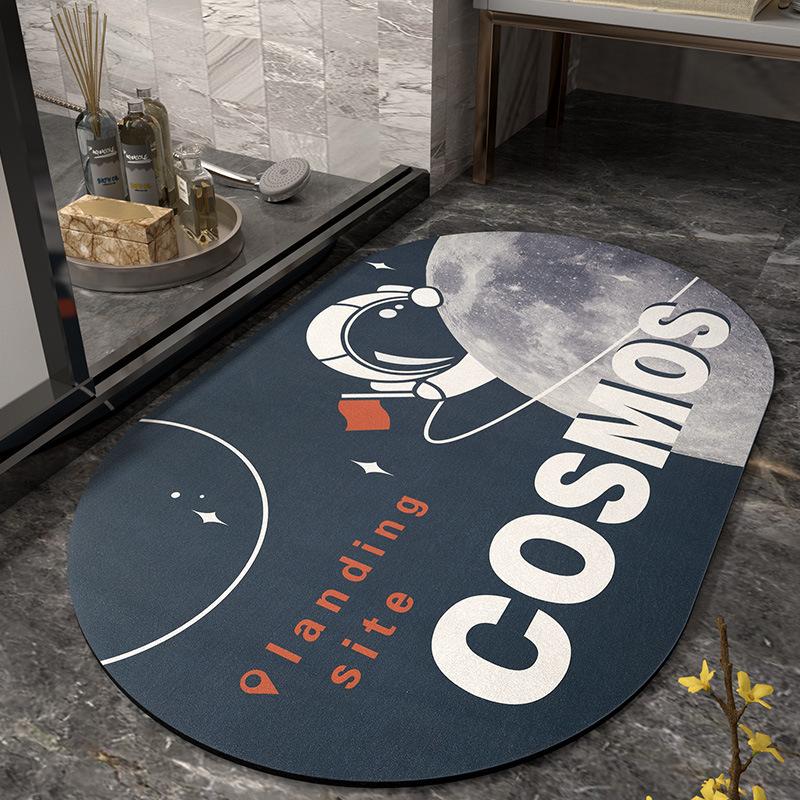 Carpets Bathroom Rugs Mat,Absorbent Indoor Door Mat,Quick Drying Mat Bath Floor Mat,Ultra-Thin Carpet For Shower,Entry,Bedroom