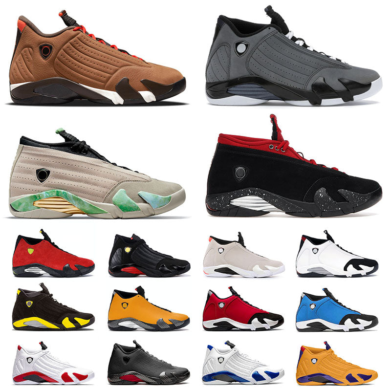 Jumpman 14 14s XIV Mens Basketball Shoes Designer Fortune Winterized Light Graphite Red Lipstick Black Ferrar Golden Desert Sand Trainers Sports Sne