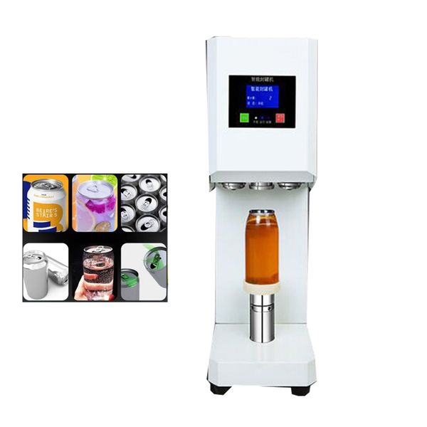 Cans Sealing Machine Beverage Bottle Milk Tea Coffee Sealer Aluminum Beer Can Capping Machine