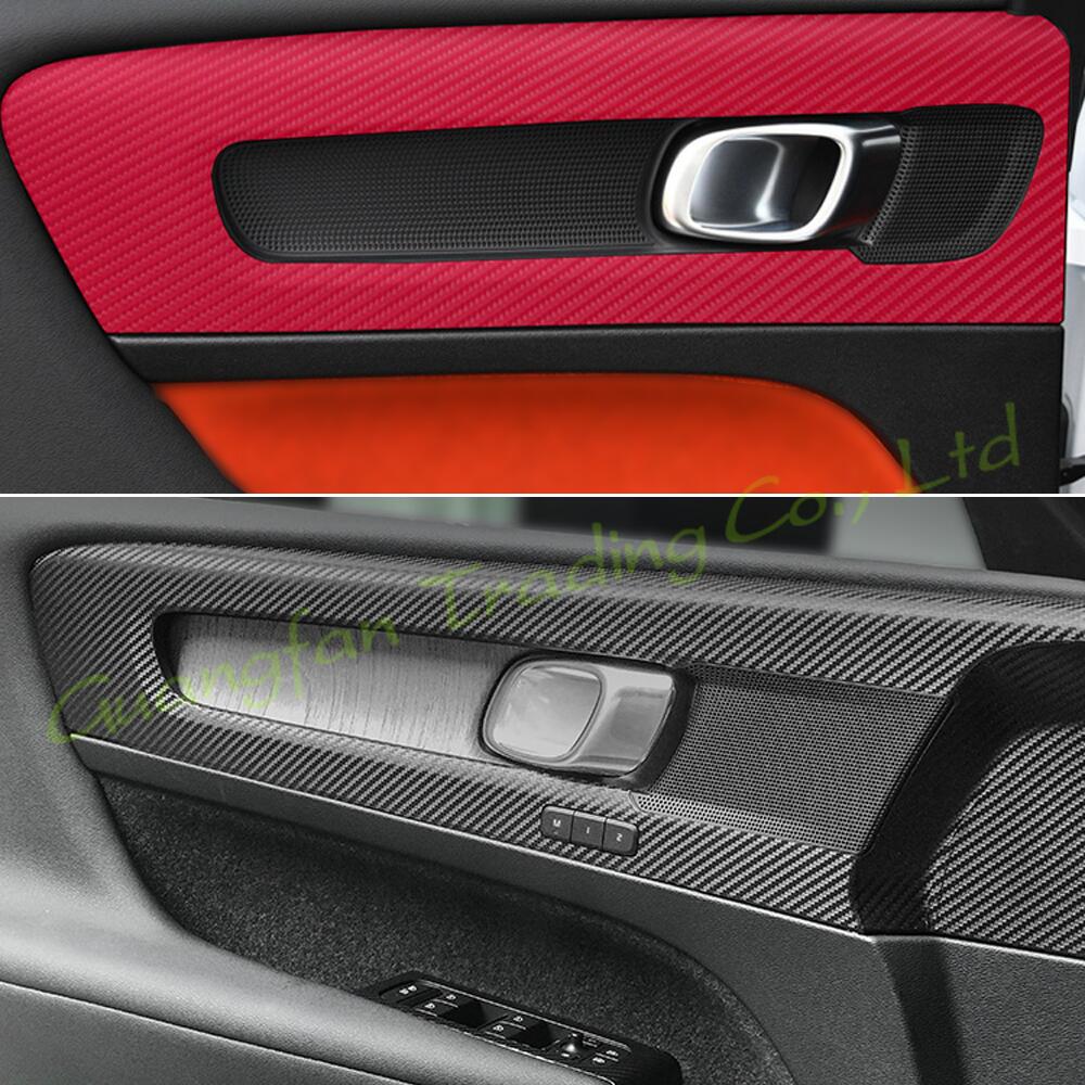 Interior Central Control Panel Door Handle 3D 5D Carbon Fiber Stickers Decals Car-styling Cover Parts Products Accessories For Volvo XC40