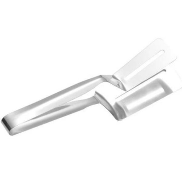 2 In 1 Non-stick Food Clip BBQ Tools Multipurpose Stainless Steel Outdoor Cooking Fish Spatula Clips Widened Steak Pizza Clamp Spatula