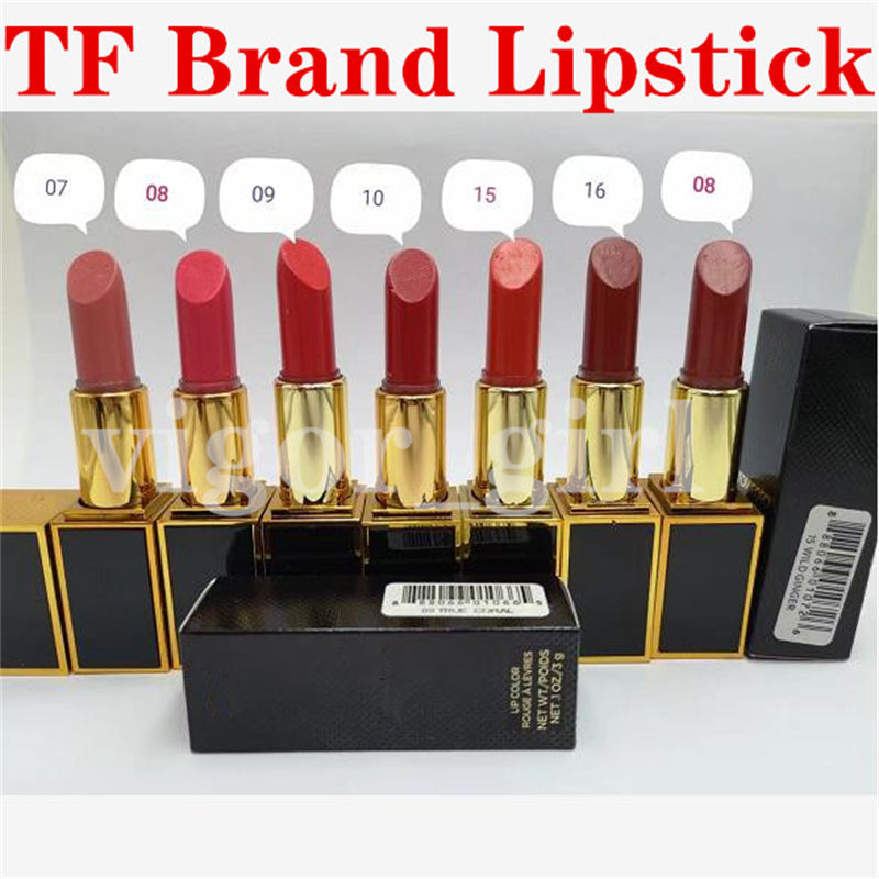 TF Professional Brand Lipstick Lip Color Matte Rouge a Levres Mat 3g Multi Color Girl Beauty Make up Stock Epacket Ship