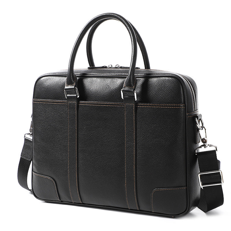 2020 Genuine Leather Men&#039;s Briefcase Handbag Cross Section Men&#039;s Computer Bag Business laptop Bag