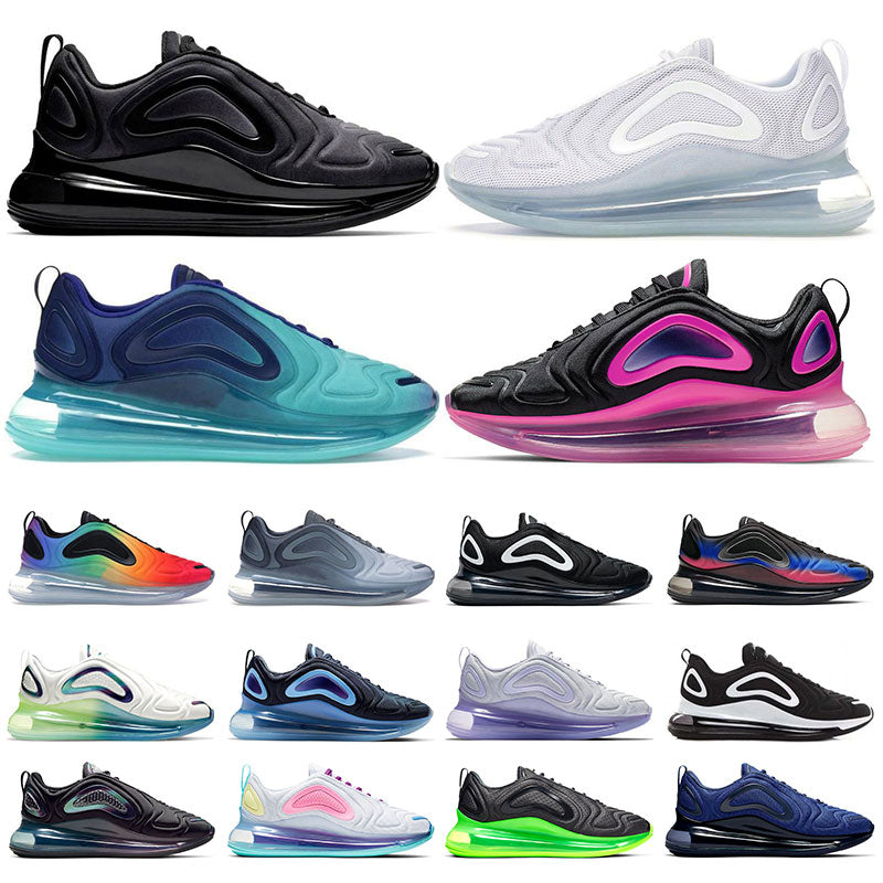 Mens Sneakers 720 shoes White Black Oreo Hot Lava Sea Forest Bubble Pack Volt Pink Blast Nightshade Womens Outdoor Sports Trainers