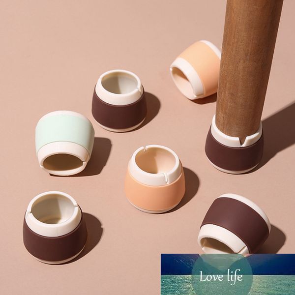4pcs Silicone Non-Slip Foot Protection Bottom Cover Pads Table Feet Cover Floor Protector Furniture Leg Mat Table Chair Leg Cap