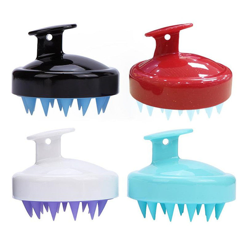 Hair Clippers Soft Silicone Shampoo Brush Hair Salon Home Massage Shampoo Comb Clean The Scalp Brush