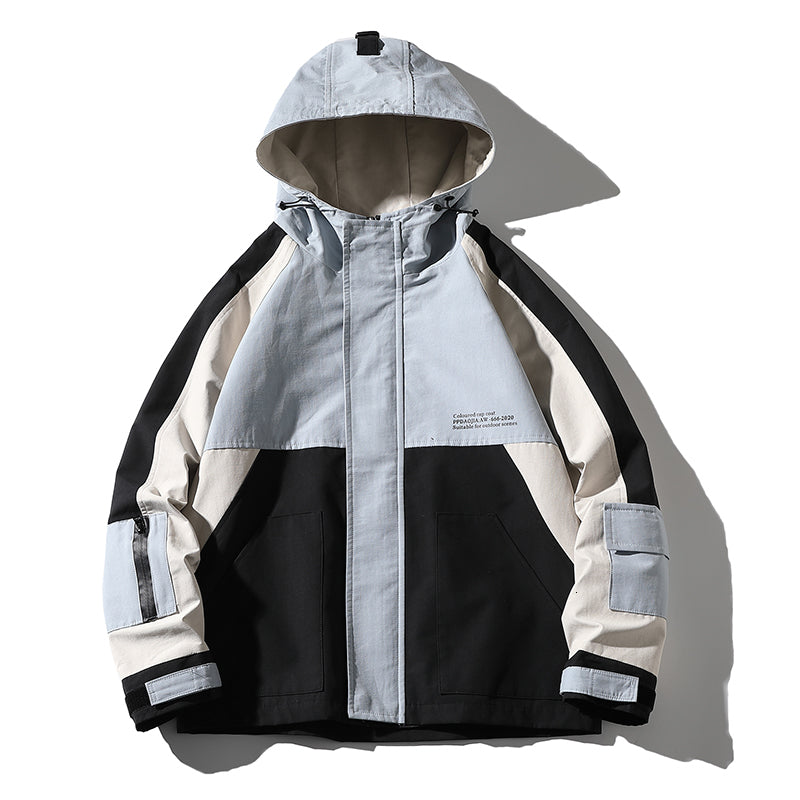 2021 New Fall Guy-size 5xl with Casual Hoodie Loose Man Hip Hop Homme Jacket Yfoj