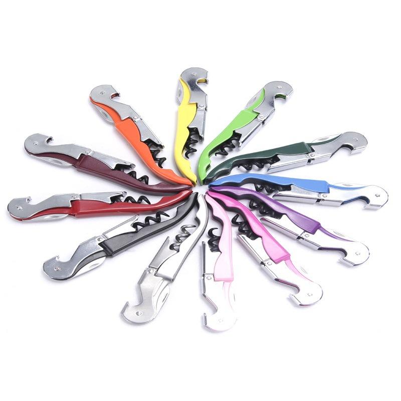 New 8 color creative bottle opener carbon steel wine bottle opener beer bottle opener kitchen tool bar accessories