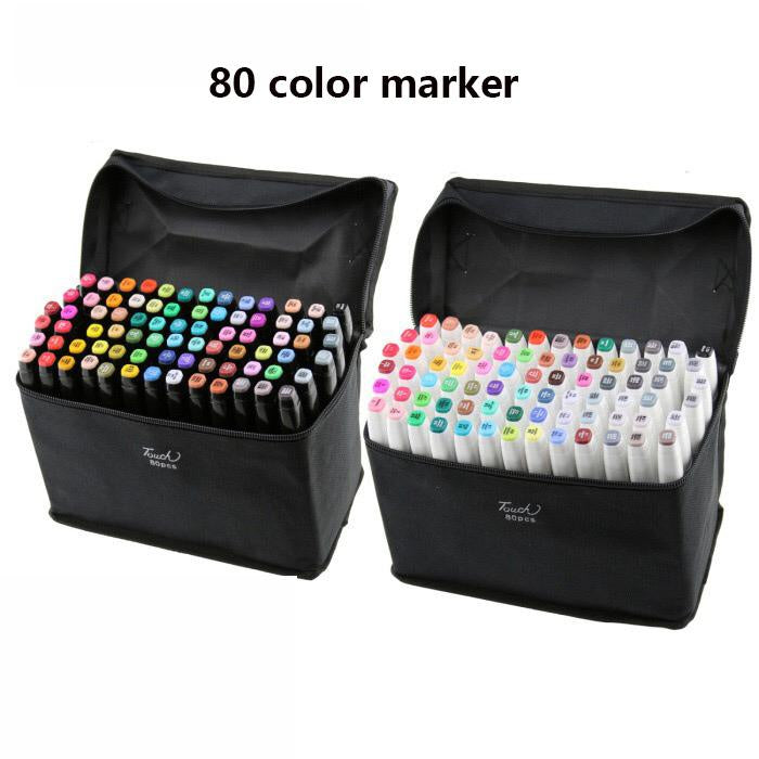 TOUCH double-headed marker multi-color student interior design landscape anime painting watercolor pen spot 80 color art marker sketch alcoh
