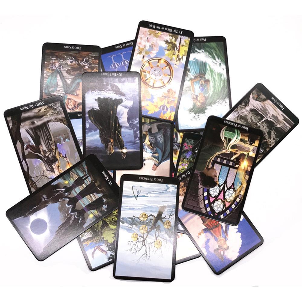 New Arrival 15 Styles Tarots Witch Rider Smith Waite Shadowscapes Wild Tarot Deck Board Game Cards with Colorful Box English Version FY4449