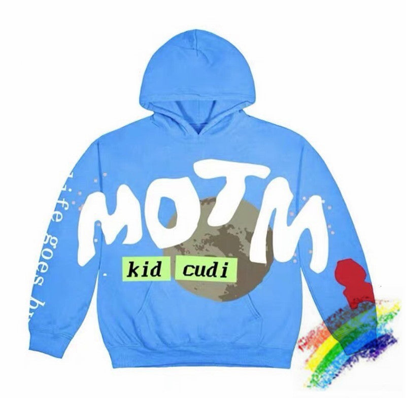 2021 New Foam Print Cpfm. Xyz for Motm Iii Life Goes by Female Male Hoodie 1:1 High Quality Streetwear Heavy Fabric Pullovers with Hood Uz9e