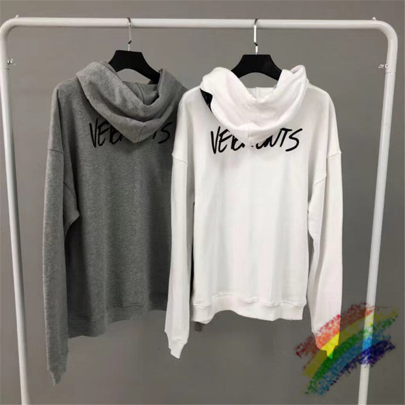 2021 New Fw Vetements Hoodie Men Women 1:1 High Quality Reverse Letters Print Hooded Vtm Sweatshirts Casual Oversize Pullovers Umx0