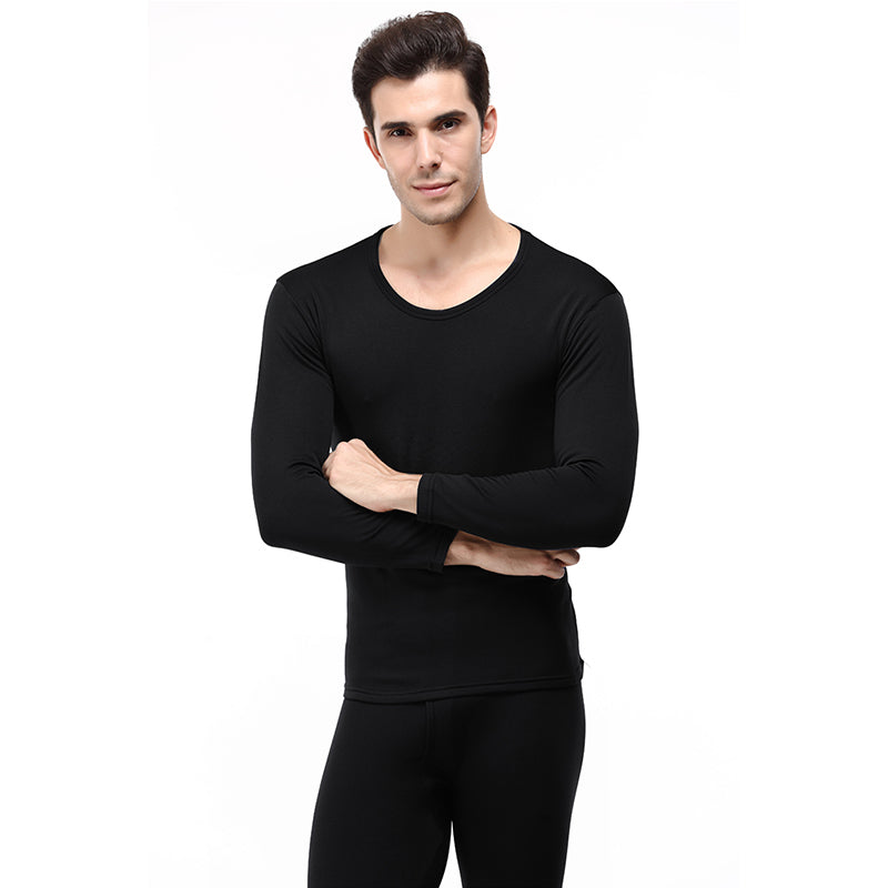 2021 New Winter Men Keep Warm Veet Thermo Lingerie Black Grey Red Men&#039;s Thermal Underwear Set Fishing Suit Af1j