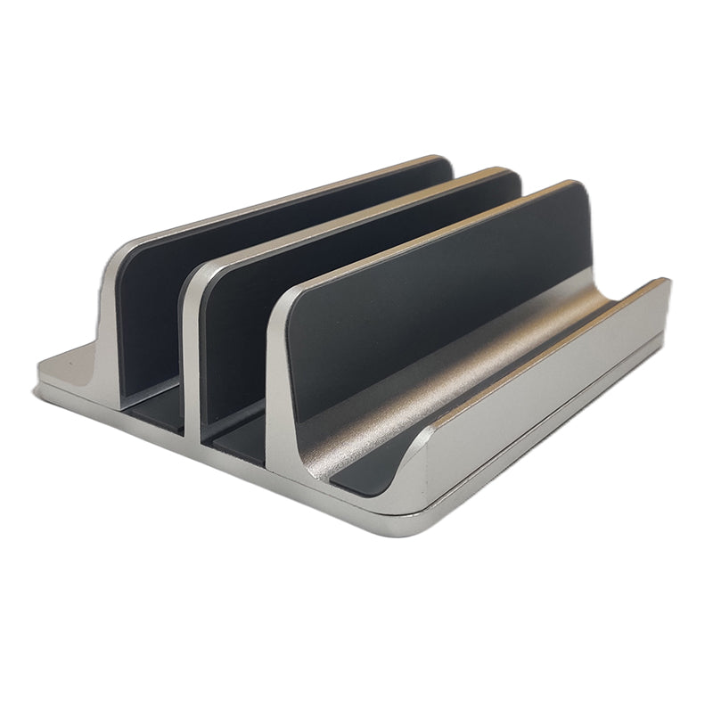 Tablets computer bracket Tablet PC Stands vertical storage brackets aluminum notebook double slot B model