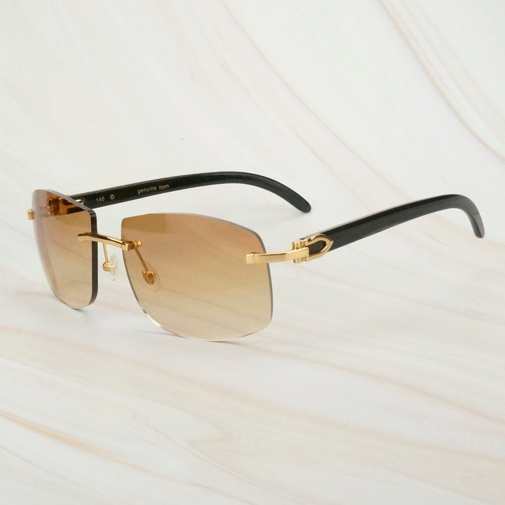 2021 New Retro Black Buffalo Horn Mens Sun Glasses for Decoration Fishing Driving Club Outdoor Equipment Carter Sunglasses M4tn