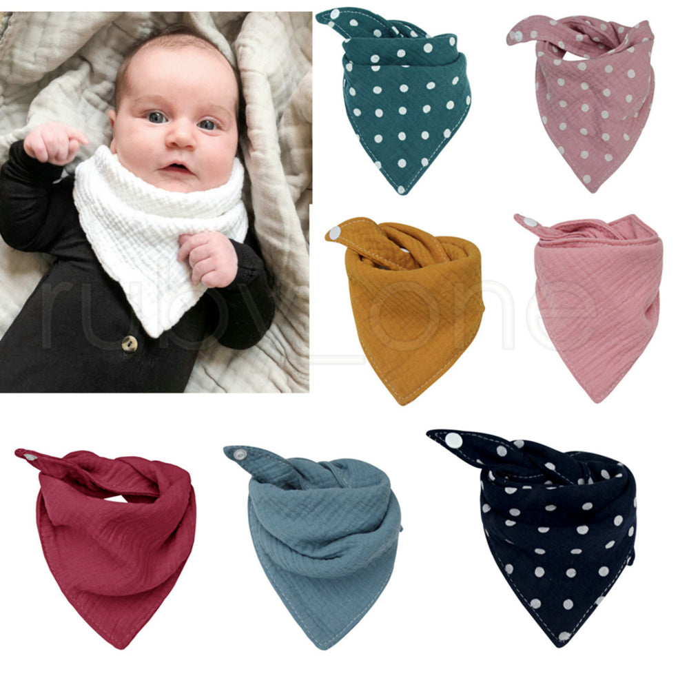 Burp Cloths Baby 14colors Infant Saliva Cloth Bandana Cotton Triangle Bibs Baby Saliva Bibs Pinafore Newborn Burp Cloths
