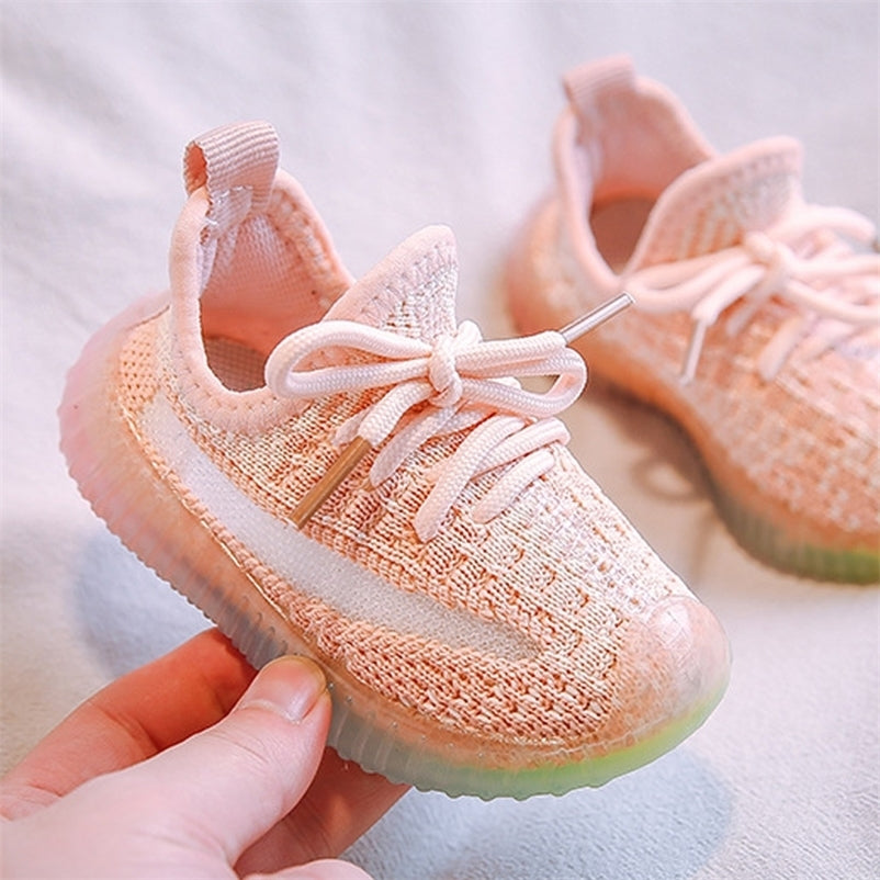 Spring Autumn Baby Girl Boy Toddler Infant Kids Running Shoes Soft Bottom Comfortable Breathable Children Sneaker