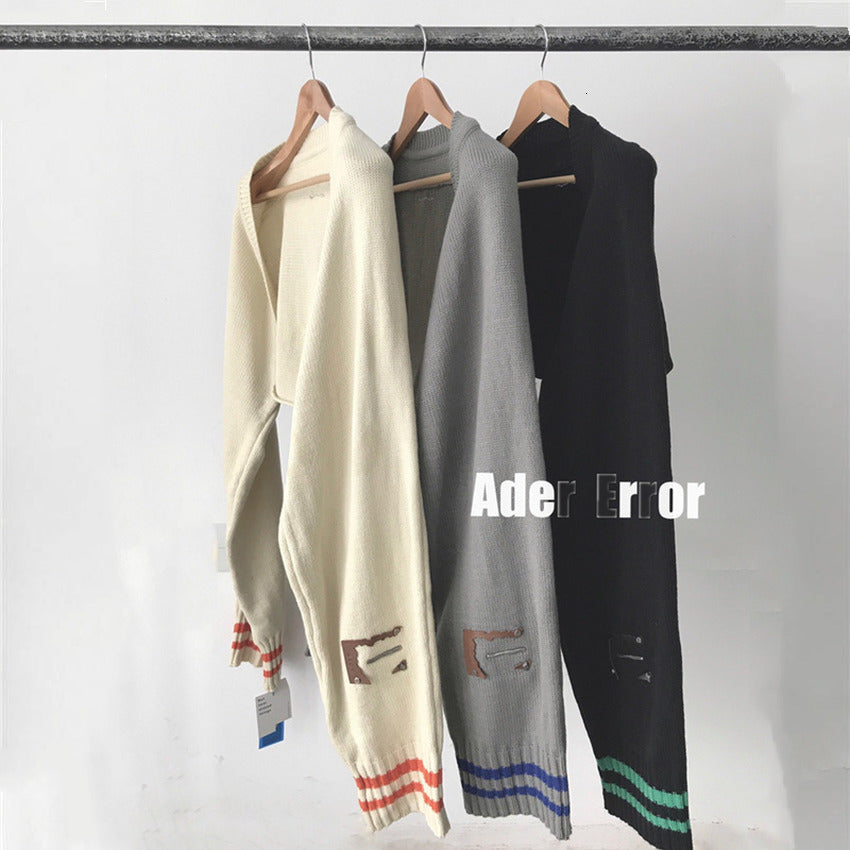 2021 New Adererror Scarves Men Women 1:1 High Quality Error Torn Label Mitten Muffler Scarf Knit Wool-blend Ader Wraps Nvyg