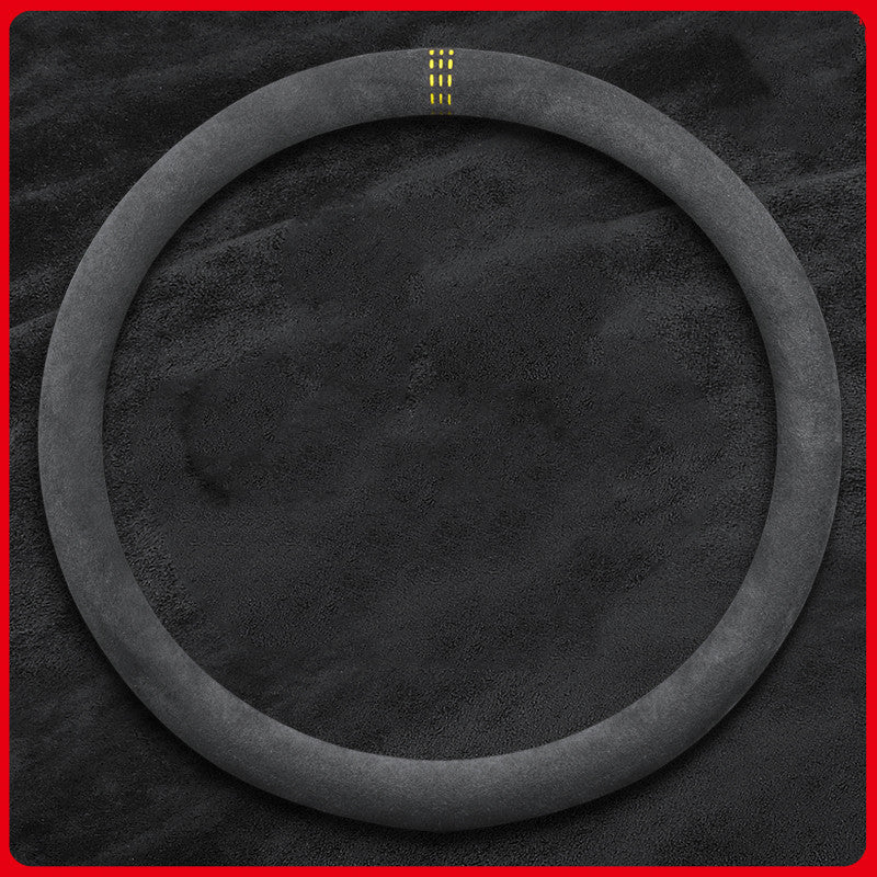 For Lincoln Corsair MKZ- MKC continental Aviator nautilus MKX Alcantara suede steering wheel cover auto parts