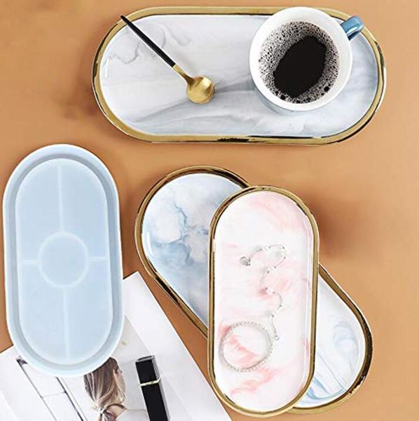 Cup Mat Chocolate Cake Dish Mold Ice Cream Tools Flower Plate Molds Resin Crafts Blossom Epoxy Personalised Tray DIY Gifts