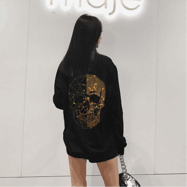 2021 New Black Women Lady Loosely Designed Hoodies with Sleeves Short Women&#039;s Shirts Will See Tops for the Woman&#039;s Hot Drill Sweater Y4ca