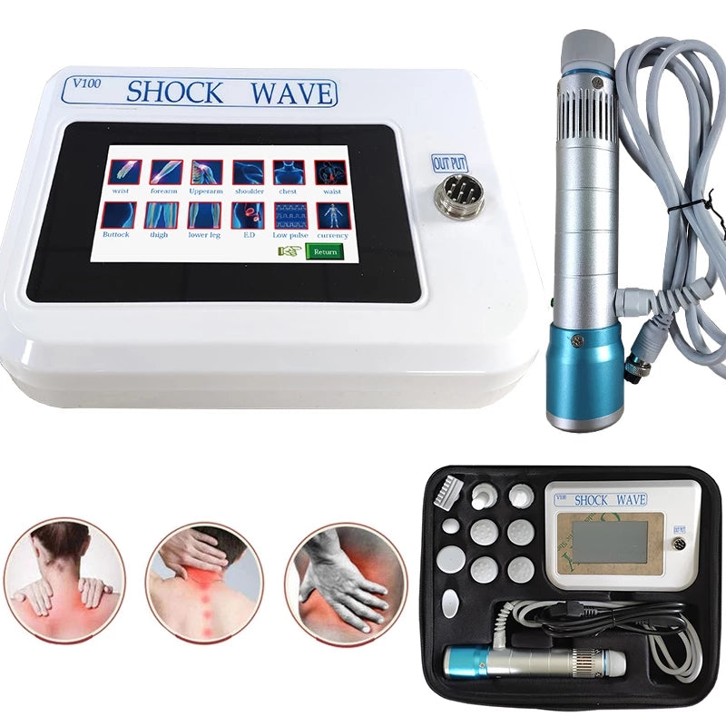 Body Massage ED Electromagnetic Extracorporeal Shock Wave Therapy Machine Pain Relief Massager Physical Therapy Equipment Free Shipping
