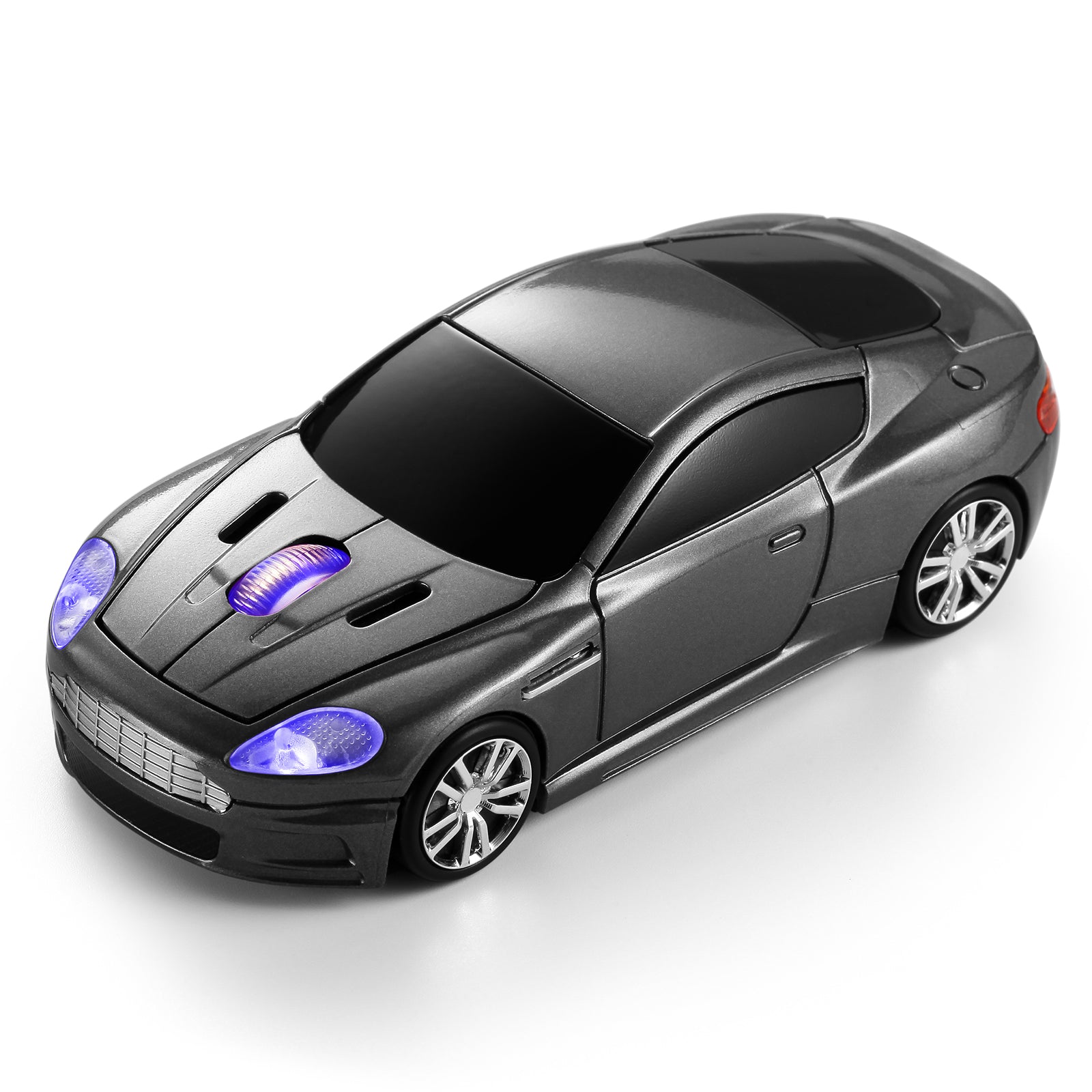 BKL car 1200dpi notebook desktop computer wireless mouse four colors sky blue Silver gray Red MIce