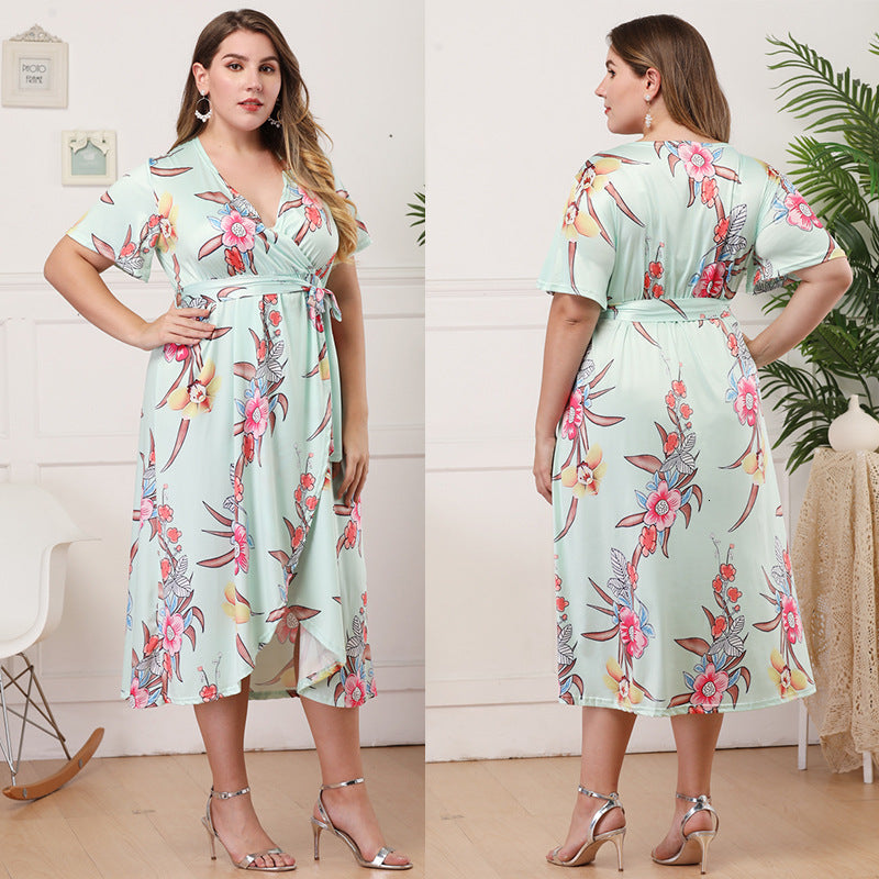 2021 New 097 Plus Big Size Female Mid Young Age Good Look Flower Casual l xl xxl 3xl 4xl Fat Office Wear Lady Set Women Suits 8hdu