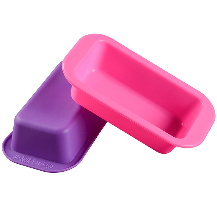 Rectangle Baking Pans Silicone Cake Mold Toast DIY Bakeware Mould 14cm 122798
