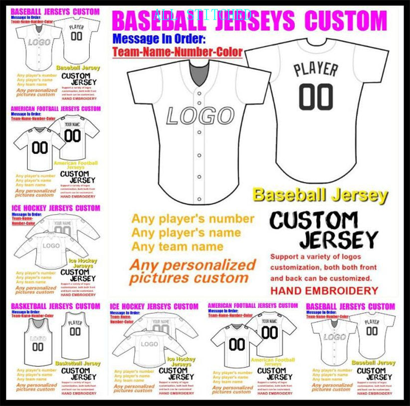 Custom BASKETBALL BASEBALL ICE HOCKEY Men Women KIDS American football Jerseys Sport Vapor Untouchable Official jersey white 4xl 5xl 6xl