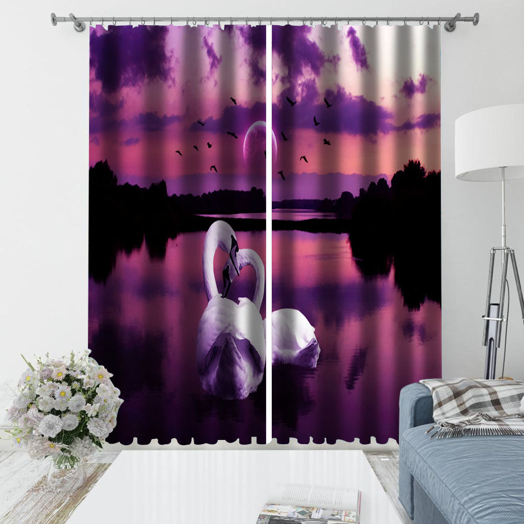 Luxury Blackout 3D Window Curtains For Living Room Bedroom nature scenery landscape curtains modern living room curtains