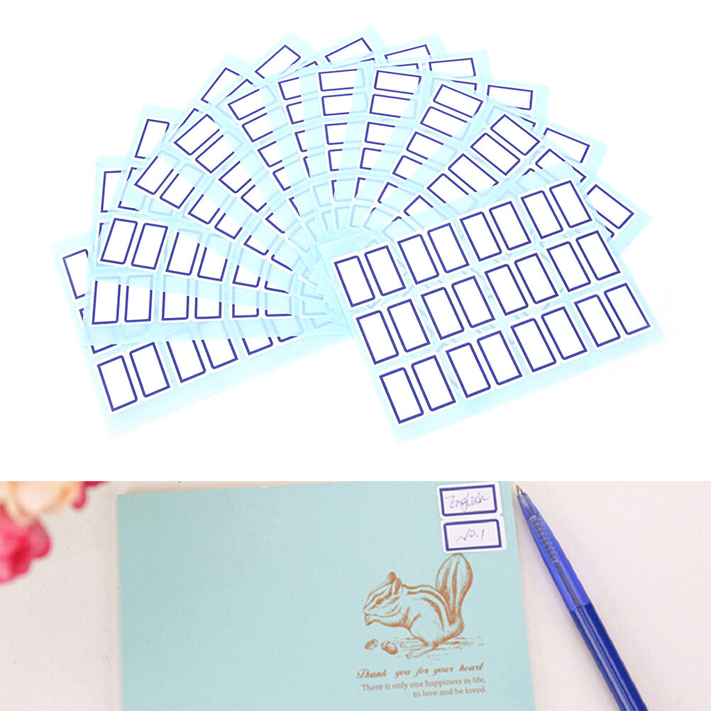 Self Adhesive Sticky White Label Writable Name Stickers Blank Note Labels For Office & School Supplies
