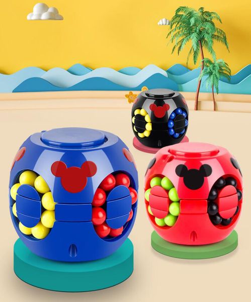 Decompression artifact children&#039;s educational brain development toy finger top small magic bean burger cube kid gift