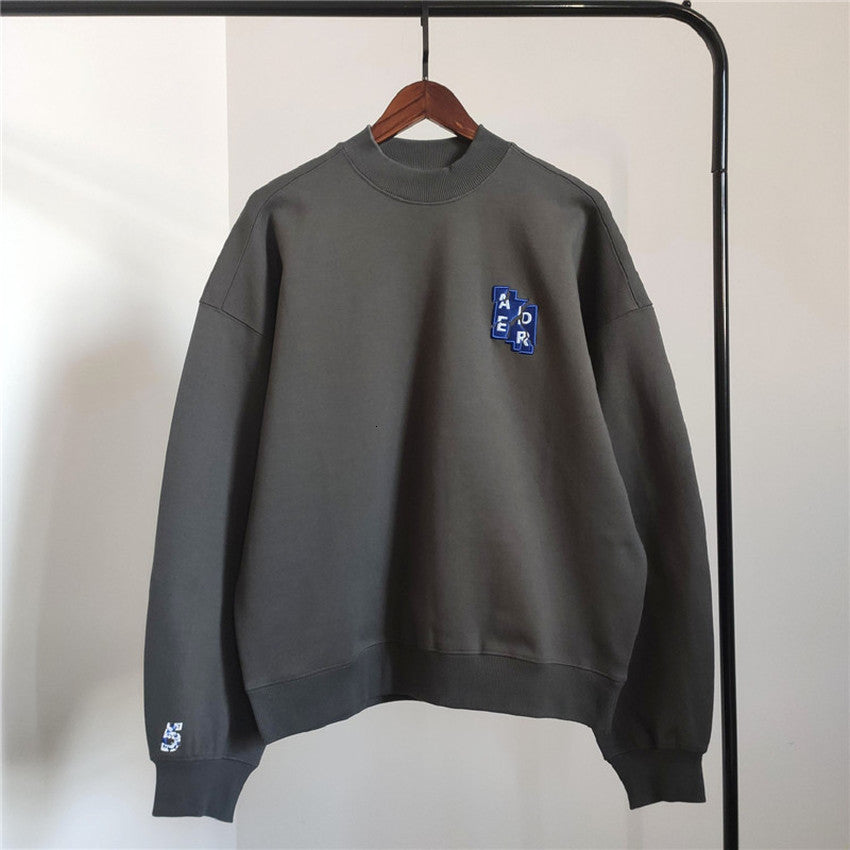 2021 New Ader Error 6th Anniversary Sweatshirt Women Embroidered Tear Adererror Crewneck Hoodie Streetwear Men Xxxtentacion 8ons