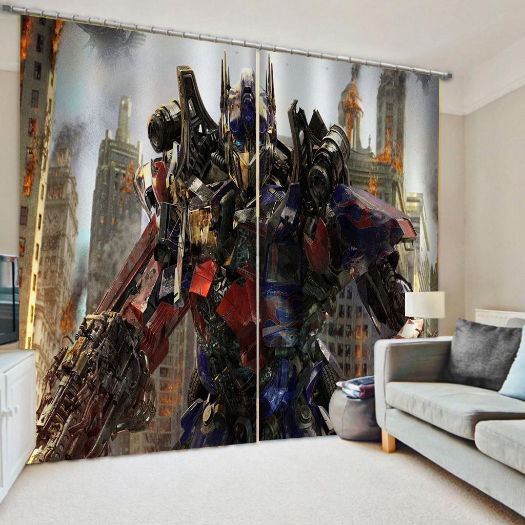 Custom 3D Window Curtain Cool Monster Curtains For Living Room Bedroom Children Room Drapes