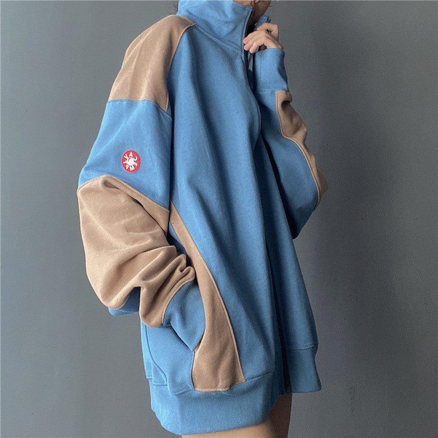 2021 New Patchwork Cavempt C.e 20aw Paneled Light Zip Sweat Hoody Women Men Hoodie Cav Empt Pullover D4bx
