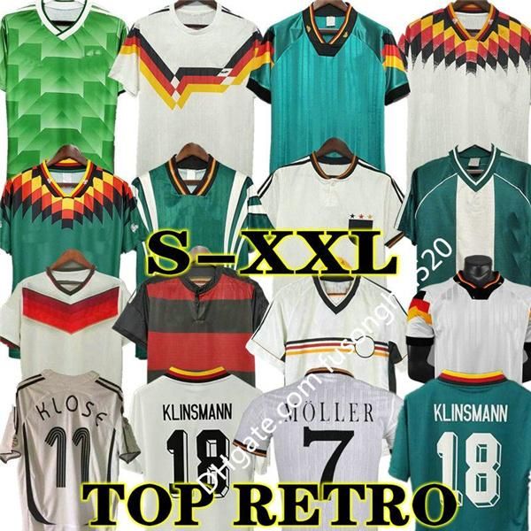 2014 Retro KLINSMANN Soccer Jersey BALLACK Matthias 1998 KALKBRENNER Classic Football shirts 1996 2004 KLOSE Vintage Moller 1994 1988 1990