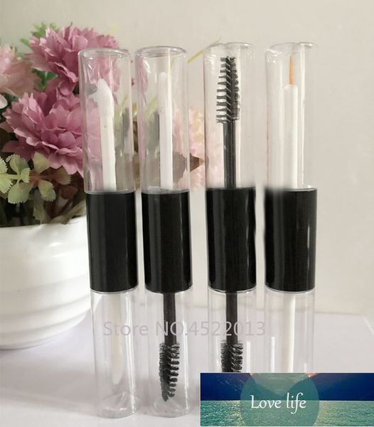 50pcs 10ml Clear Cosmetic Double Side Mascara Tube,DIY Empty Beauty Lip Gloss Bottle,Makeup Eyeliner Refillable Containers