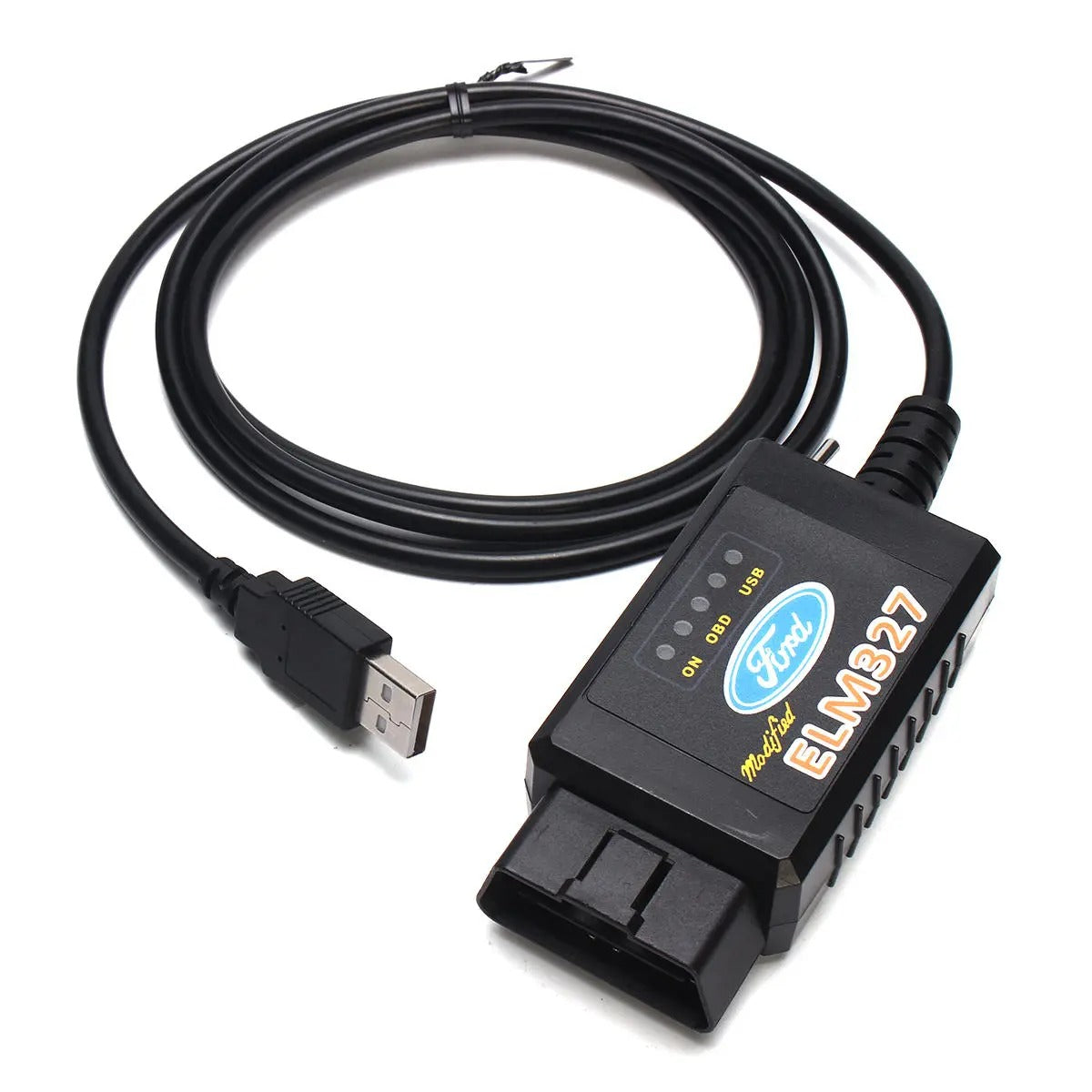 ELM327 USB modified OBD2 car diagnostic scanner with switch for FoCCCus FORScan