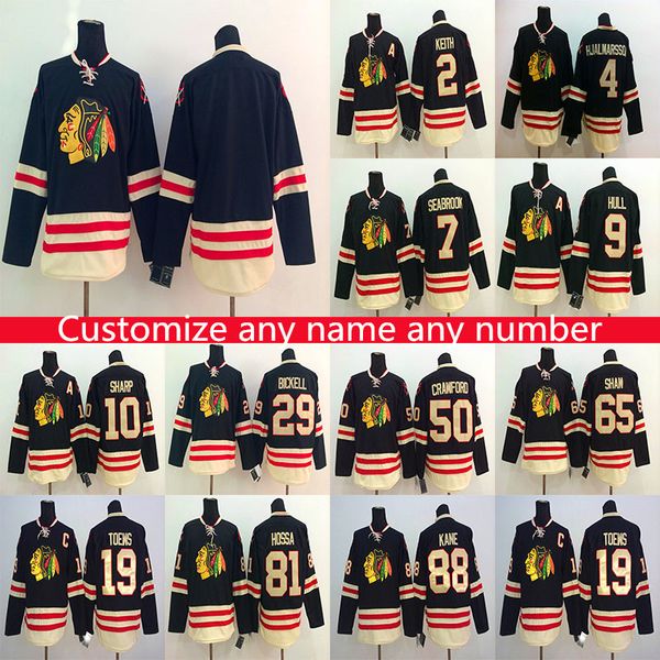 New Chicago Blackhawks Hockey Jerseys 2015 classic RBK jerseys Mens Custom Any Name Any Number Hockey Jerseys