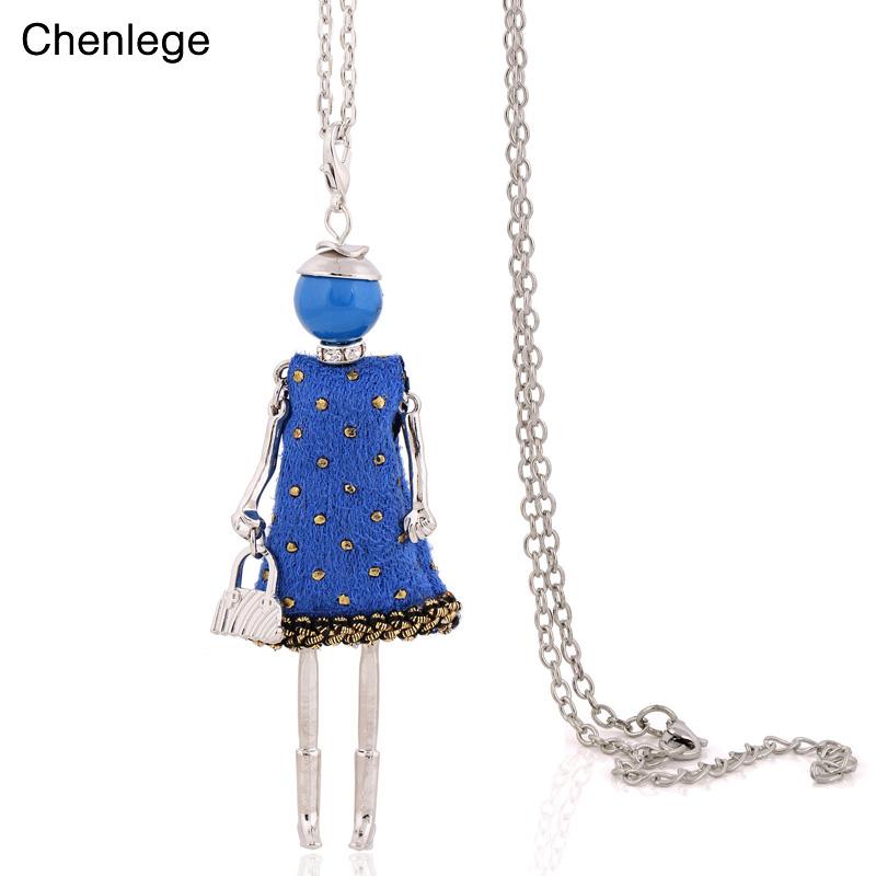 Pendant Necklaces Chenlege Big Necklace Women&#039;s Pendants Long Chains Accessories Luxury Charm Maxi Chokers Girl Gift Fashion Jewelry