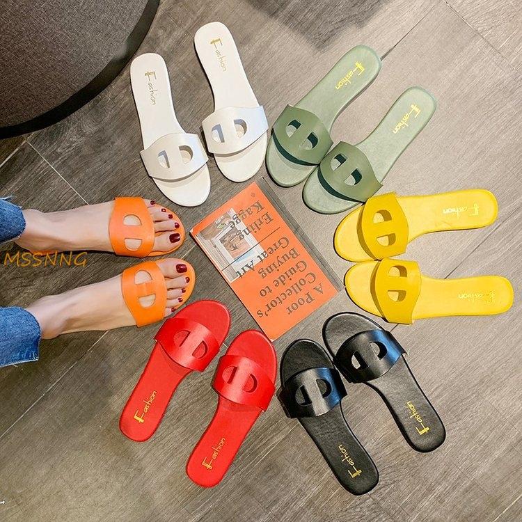 Slippers Summer Women&#039;s Cute Candy Color Pig Snout Ladies Slides Peep Toe Beach Comfortable Anti Slip Shallow Women