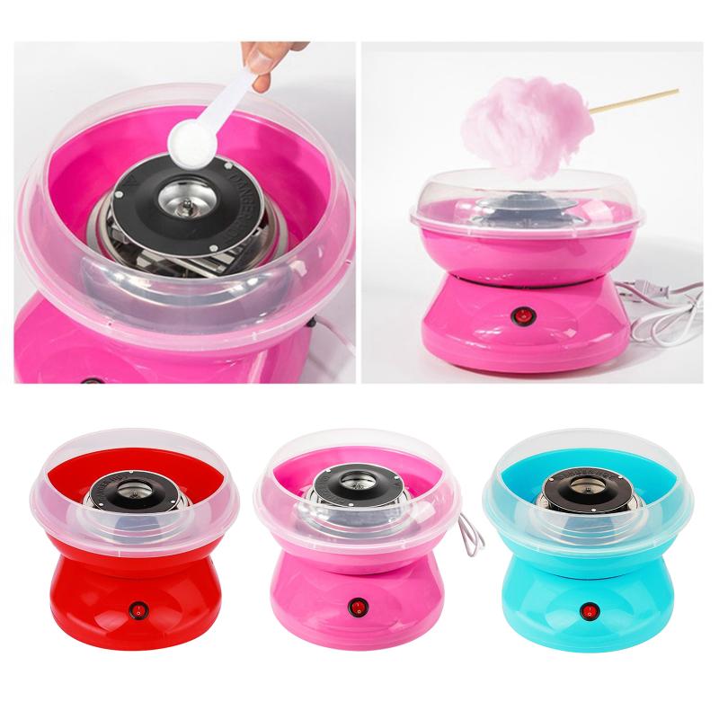 Blender Mini Cotton Candy Maker Machine Floss Sugar Electric Carnival EU Plug Pink