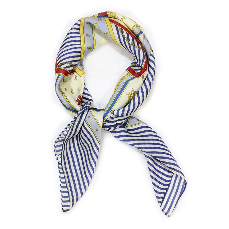 Scarves Headband Silk Scarf Bandana Head Neck Hair Accessories Luxury Foulard Femme Hijab 70cm