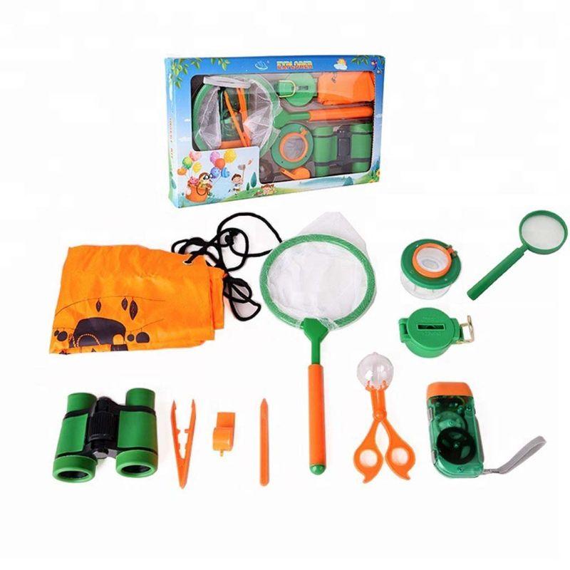 Outdoor Exploration Insect Net Adventure Catching Kit Set Children Educational Science Optical Equipment