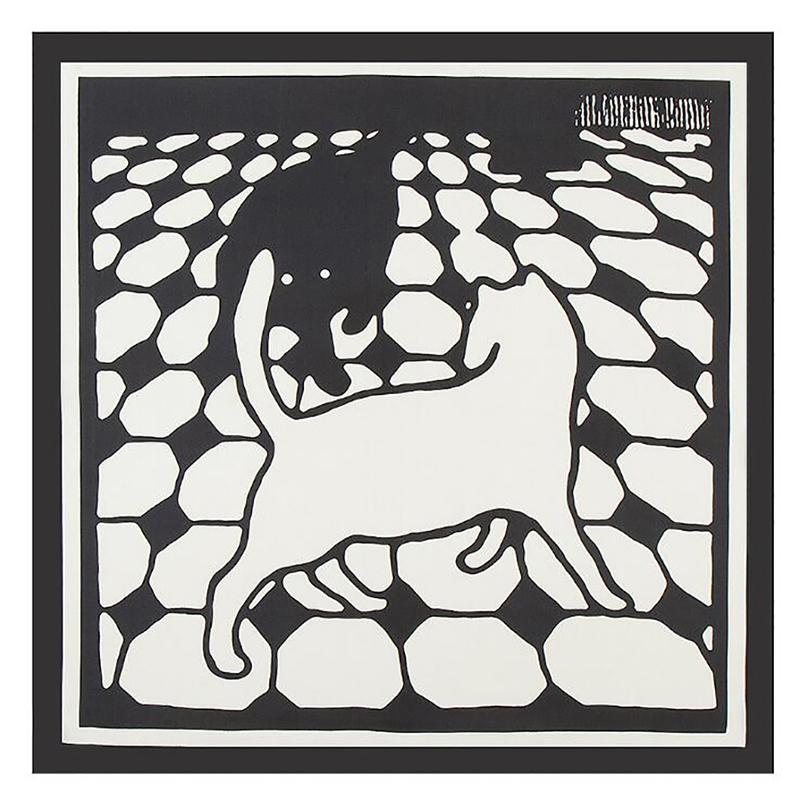 Scarves Square Scarf Hair Tie Band For Business Women Elegant Small Vintage Skinny Retro Head Neck Silk